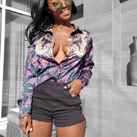 Satin Skirt Set f LAST ONE) - Picture 4 of 6